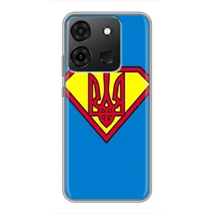 Чехол с картинкой (Патриотический ГЕРБ) на Infinix Smart 7 (Super - Герб)