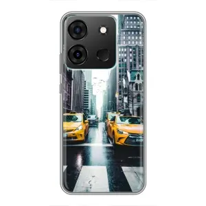 Силиконовый бампер (Работники) на Infinix Smart 7 (Такси)