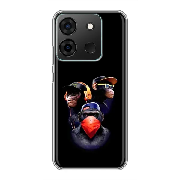 Чехол с рисунком «Три обезьяны» для Infinix Smart 7 Чехол с рисунком «Три обезьяны» для Infinix Smart 7