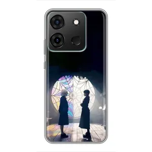 Чехлы с принтом Уэнсдей на Infinix Smart 7 (Уэнсдей и Энди)