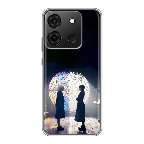 Чехол с рисунком «Уэнсдей и Энди» для Infinix Smart 7 Чехол с рисунком «Уэнсдей и Энди» для Infinix Smart 7