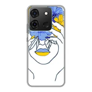 Чохол на Infinix Smart 7 (Український дизайн) (Українка на всю голову)