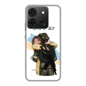 Патриотический Чехол для Infinix Smart 7 (Верим в ЗСУ)