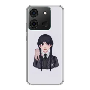 Чехлы с принтом Уэнсдей на Infinix Smart 7 (Вещь Венсдей)