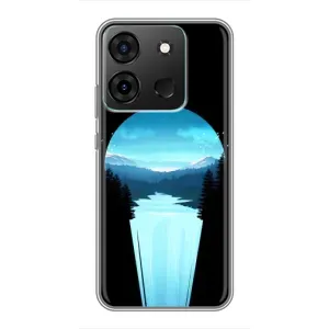 Літній Чохол на Infinix Smart 7 (Синій Водоспад)