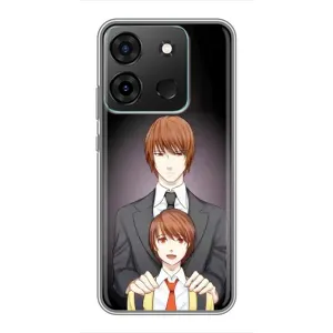 Чехол с персонажами АНИМЕ на Infinix Smart 7 (Ягами вырос)