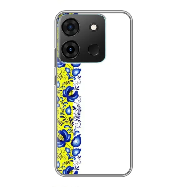 Чехол с рисунком «Желто-синяя вышиванка» для Infinix Smart 7 Чехол с рисунком «Желто-синяя вышиванка» для Infinix Smart 7