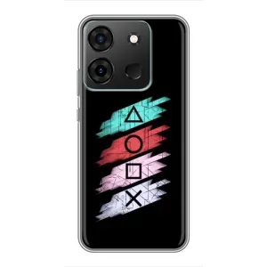 Чехол КИБЕРСПОРТ для Infinix Smart 7 (Значки Sony)
