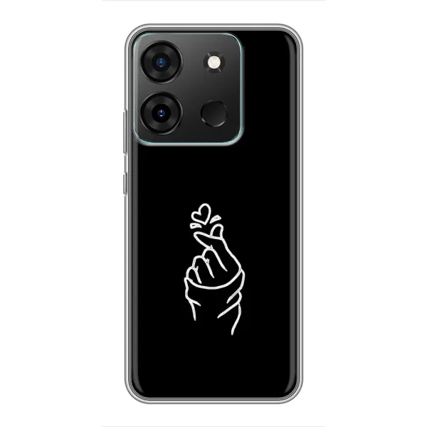 Чехол с рисунком «Знак Сердечка» для Infinix Smart 7 Чехол с рисунком «Знак Сердечка» для Infinix Smart 7