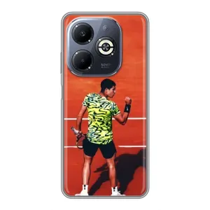 Чохли з прінтом Спортивна тематика для Infinix Smart 8 Plus (Алькарас Тенісист)