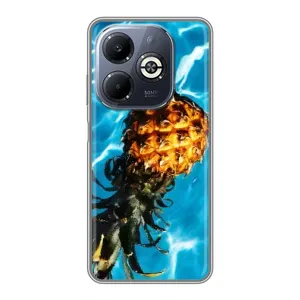 Чохол з зображенням смачної їжі для Infinix Smart 8 Plus (Ананас)
