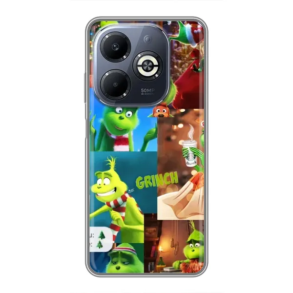 Чехол с рисунком «Арт Гринч» для Infinix Smart 8 Plus Чехол с рисунком «Арт Гринч» для Infinix Smart 8 Plus