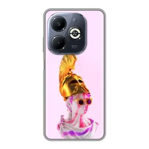 Чохол з Прикольним Принтом на Infinix Smart 8 Plus (АРТ Статуя)