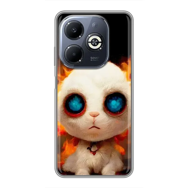 Чехол с рисунком «Бавовнятко» для Infinix Smart 8 Plus Чехол с рисунком «Бавовнятко» для Infinix Smart 8 Plus