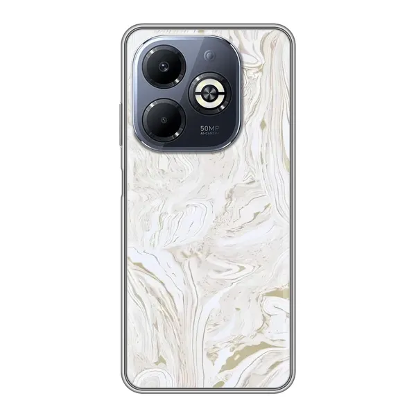 Чохол з малюнком «Білий мрамор» для Infinix Smart 8 Plus