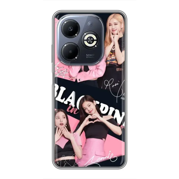 Чехол с рисунком «BLACKPINK» для Infinix Smart 8 Plus
