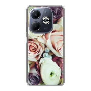 Чохли з принтом Троянд для Infinix Smart 8 Plus (Букет Троянд)