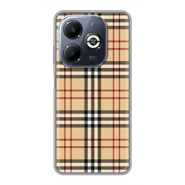 Чехол с рисунком «Burberry стиль» для Infinix Smart 8 Plus Чехол с рисунком «Burberry стиль» для Infinix Smart 8 Plus