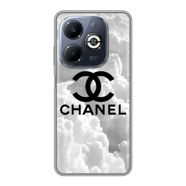 Чехол с рисунком «CHANEL» для Infinix Smart 8 Plus Чехол с рисунком «CHANEL» для Infinix Smart 8 Plus