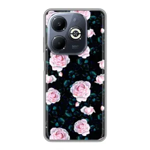 Чохли з принтом Троянд для Infinix Smart 8 Plus (Чайні троянди)