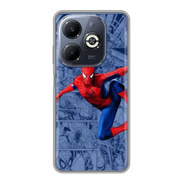Чехол с рисунком «Человек Паук» для Infinix Smart 8 Plus