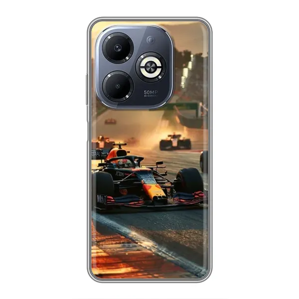 Чехол с рисунком «Чемпионат ф1» для Infinix Smart 8 Plus Чехол с рисунком «Чемпионат ф1» для Infinix Smart 8 Plus