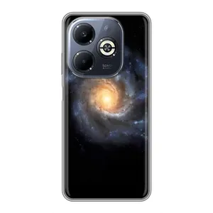 Чохли КОСМОС на Infinix Smart 8 Plus (Чорна дира)