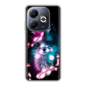 Чохол з Лисичкою для Infinix Smart 8 Plus (Чорна лисиця)