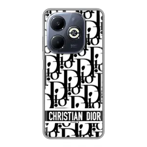 Чехол (Dior, Prada, YSL, Chanel) для Infinix Smart 8 Plus (Christian Dior)