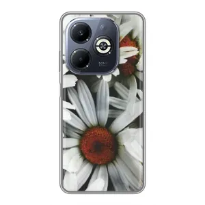 Чохол з ромашками на Infinix Smart 8 Plus (Квіти Ромашки)