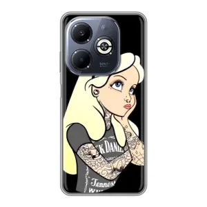 Чехол Стильные девушки на Infinix Smart 8 Plus (Девушка обиделась)