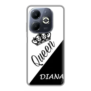 Именные Женские Чехлы для Infinix Smart 8 Plus (DIANA)