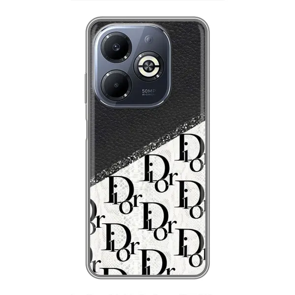 Чехол с рисунком «Диор» для Infinix Smart 8 Plus