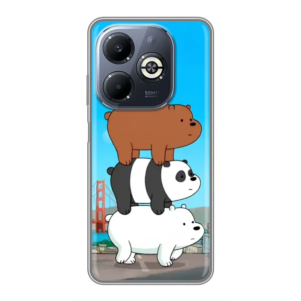 Чехол с рисунком «Друзья» для Infinix Smart 8 Plus Чехол с рисунком «Друзья» для Infinix Smart 8 Plus