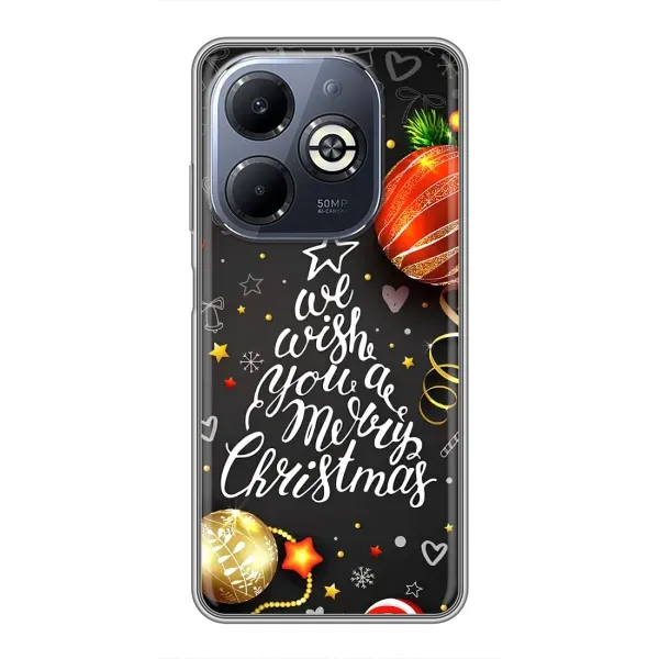 Чехол с рисунком «Елочка» для Infinix Smart 8 Plus Чехол с рисунком «Елочка» для Infinix Smart 8 Plus