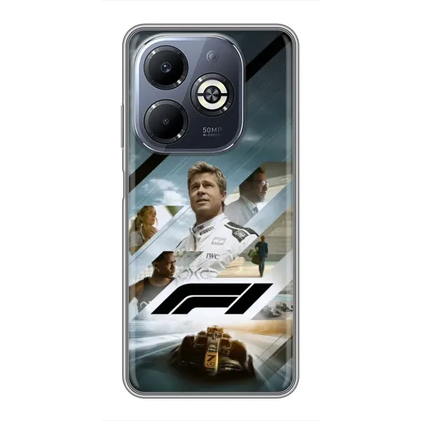Чехол с рисунком «Фильм Формула 1» для Infinix Smart 8 Plus Чехол с рисунком «Фильм Формула 1» для Infinix Smart 8 Plus