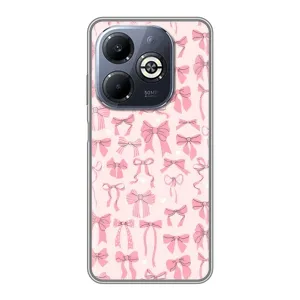 Чохол банти для Infinix Smart 8 Plus (Фон бантики)