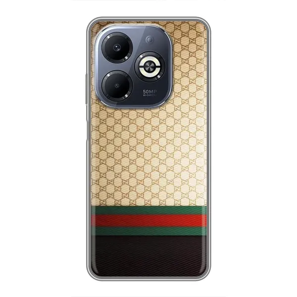 Чехол с рисунком «Фон Гуччи» для Infinix Smart 8 Plus Чехол с рисунком «Фон Гуччи» для Infinix Smart 8 Plus