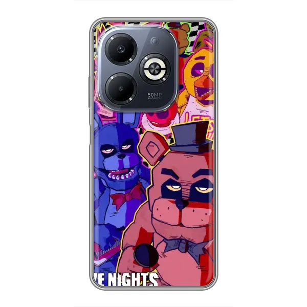 Чехол с рисунком «Фредди» для Infinix Smart 8 Plus