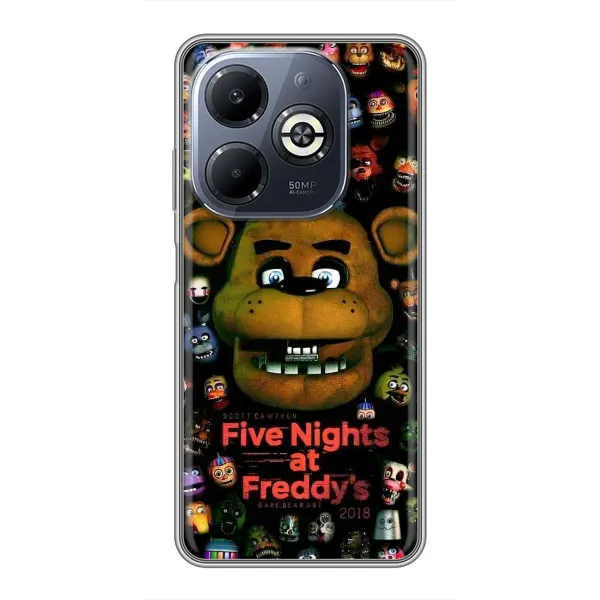 Чехол с рисунком «Freddy» для Infinix Smart 8 Plus