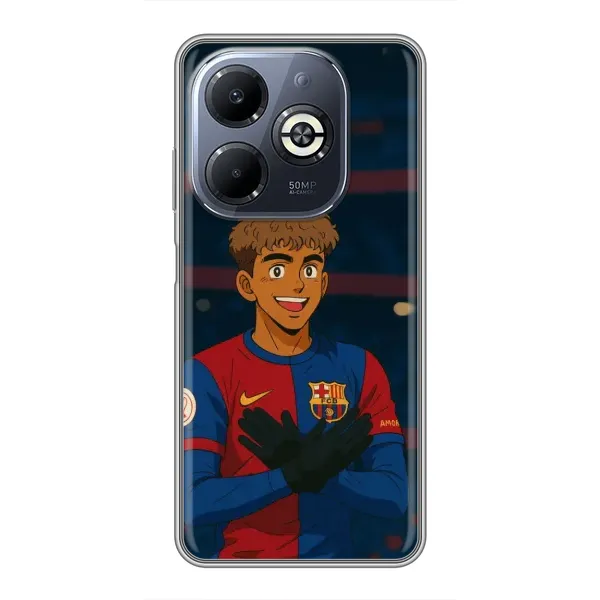 Чехол с рисунком «Футболист Ямаль» для Infinix Smart 8 Plus Чехол с рисунком «Футболист Ямаль» для Infinix Smart 8 Plus