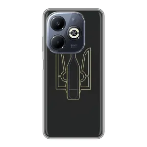 Чехол с картинкой (Патриотический ГЕРБ) на Infinix Smart 8 Plus (Герб - Молотова)