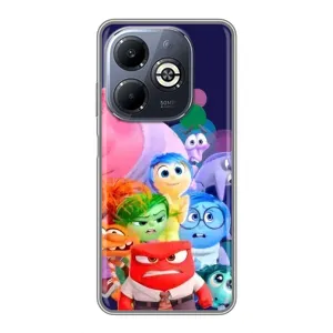 Чехол Головоломка для Infinix Smart 8 Plus - (AlphaPrint) (Герои головоломки)
