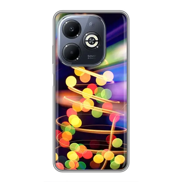 Чехол с рисунком «Гирлянды» для Infinix Smart 8 Plus Чехол с рисунком «Гирлянды» для Infinix Smart 8 Plus