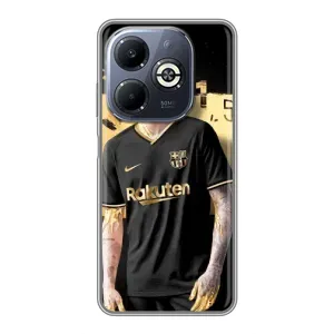 Силиконовый Чехол Infinix Smart 8 Plus (Gold Neymar)