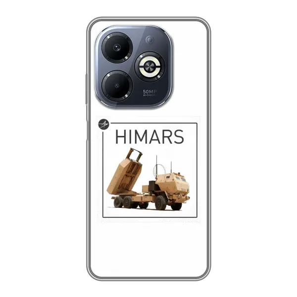 Чехол с рисунком «HIMARS» для Infinix Smart 8 Plus Чехол с рисунком «HIMARS» для Infinix Smart 8 Plus