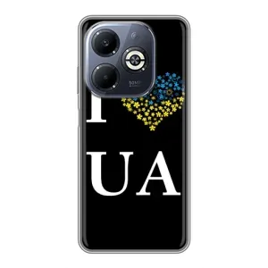 Силиконовый Чехол на Infinix Smart 8 Plus (Я-Украина) (I Love UA)