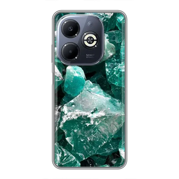 Чехол с рисунком «Изумруд» для Infinix Smart 8 Plus