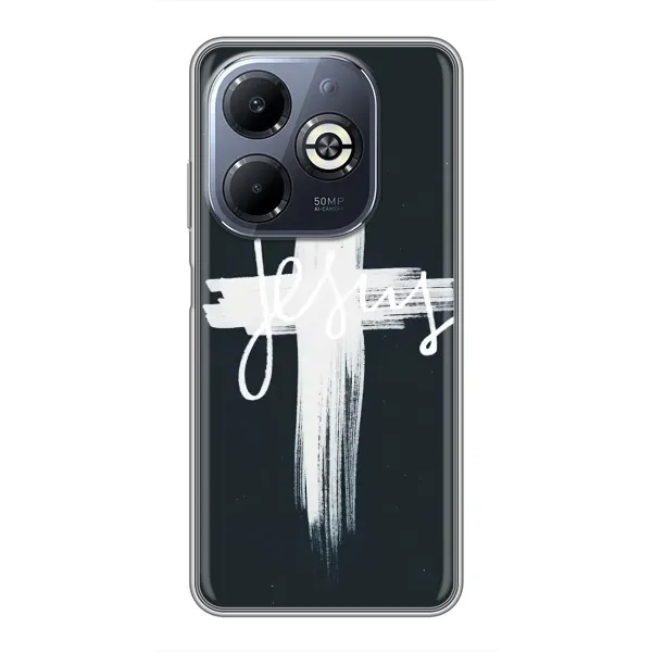 Чехол с рисунком «Jesus» для Infinix Smart 8 Plus Чехол с рисунком «Jesus» для Infinix Smart 8 Plus