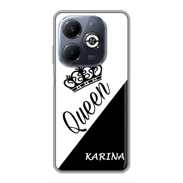 Чехол с рисунком «KARINA» для Infinix Smart 8 Plus